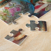 Alice and Mad Hatter Whimsical Wonderland Tea Legpuzzel (Zijkant)