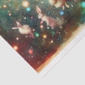 Alice and Rabbit Hole Wonderland Fantasy Decoupage Tissuepapier (Detail)