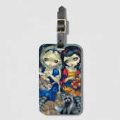 "Alice and Snow White" Bagagelabel (Voorkant (verticaal))