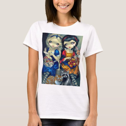 "Alice and Snow White" T-shirt (Voorkant)
