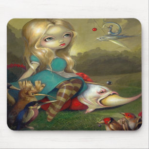 "Alice and the Bosch Birds" Mousepad Muismat
