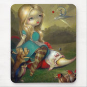 "Alice and the Bosch Birds" Mousepad Muismat (Voorkant)