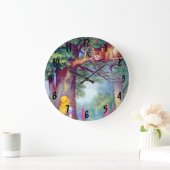 Alice and the Cheshire Cat Wall Clock Grote Klok (Huis)