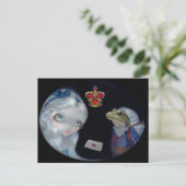 "Alice and the Frog Footman" Briefkaart (Staand voorkant)
