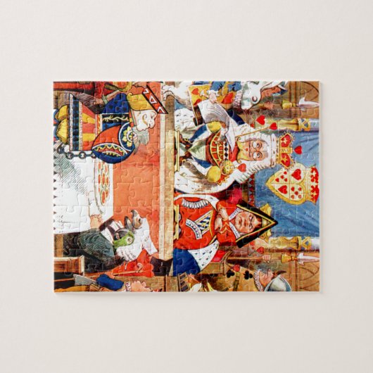Alice and The Knave Hearts Trial in Wonderland Legpuzzel (Horizontaal)