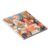 Alice and The Knave Hearts Trial in Wonderland Notitieblok (Schuin)