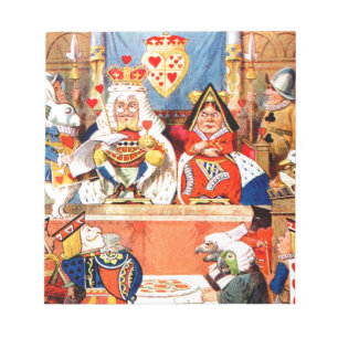 Alice and The Knave Hearts Trial in Wonderland Notitieblok