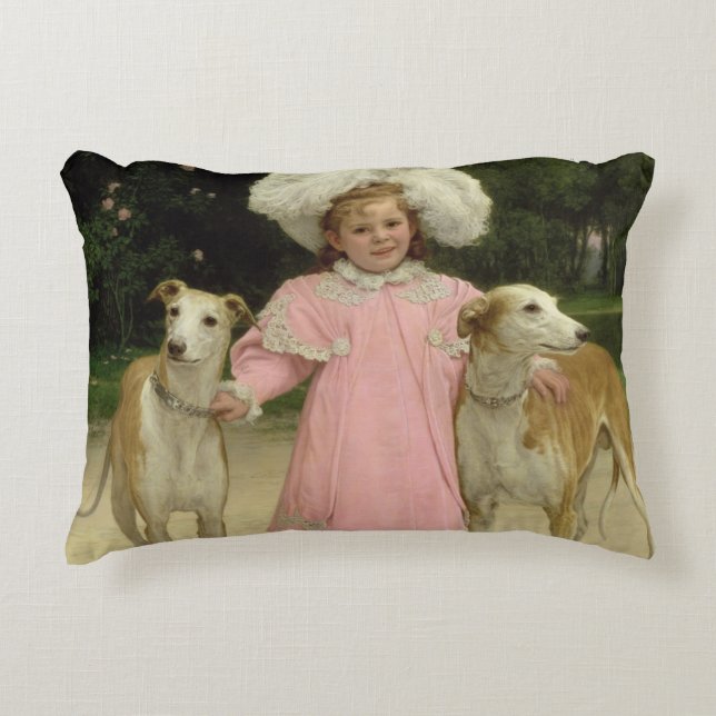 Alice Antoinette de la Mar van vijf jaar Accent Kussen (Voorkant)