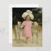 Alice Antoinette de la Mar van vijf jaar Briefkaart (Voorkant / Achterkant)