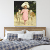 Alice Antoinette de la Mar van vijf jaar Canvas Afdruk (Insitu (Slaapkamer))