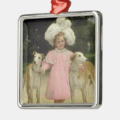 Alice Antoinette de la Mar van vijf jaar Metalen Ornament (Links)