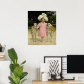 Alice Antoinette de la Mar van vijf jaar Poster (Thuiskantoor)