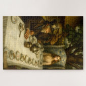 Alice At Mad Hatter Tea Party Legpuzzel (Horizontaal)