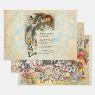 Alice Avonturen in Wonderland Cheshire Cat Inpakpapier Vel