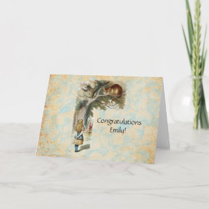 Alice Avonturen in Wonderland Cheshire Cat Kaart