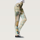 Alice Avonturen in Wonderland Cheshire Cat Leggings (Rechts)