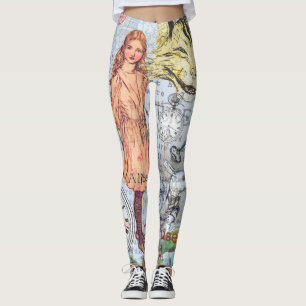 Alice Avonturen in Wonderland Klassieke Rackham Leggings