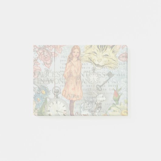Alice Avonturen in Wonderland Klassieke Rackham Post-it® Notes (Voorkant)