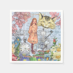 Alice Avonturen in Wonderland Klassieke Rackham Servet