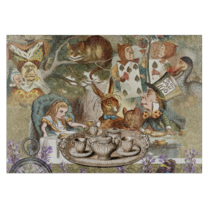 Alice Avonturen Klassieke Wonderland Theepartij Snijplank