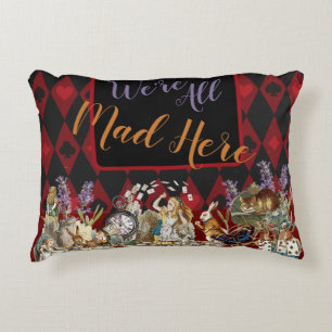 Alice Avonturen met Wonderland Gekke Cheshire Kat Accent Kussen