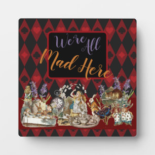 Alice Avonturen met Wonderland Gekke Cheshire Kat Fotoplaat