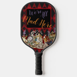 Alice Avonturen met Wonderland Gekke Cheshire Kat Pickleball Paddle