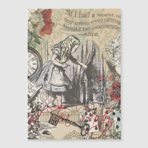 Alice Avonturen Wonderland Gordijn Klassieke Kunst