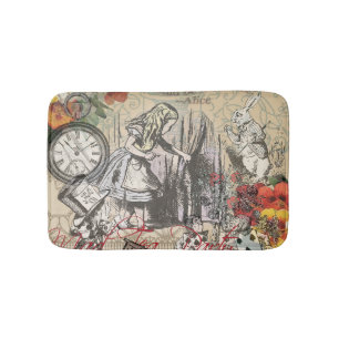 Alice Avonturen Wonderland Gordijn Klassieke Kunst Badmat