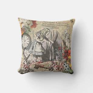 Alice Avonturen Wonderland Gordijn Klassieke Kunst Kussen