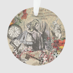 Alice Avonturen Wonderland Gordijn Klassieke Kunst Ornament