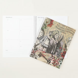 Alice Avonturen Wonderland Gordijn Klassieke Kunst Planner
