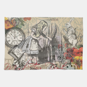 Alice Avonturen Wonderland Gordijn Klassieke Kunst Theedoek