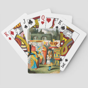 Alice Avonturen Wonderland Hartenkoningin Pokerkaarten