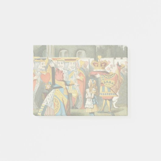 Alice Avonturen Wonderland Hartenkoningin Post-it® Notes (Voorkant)