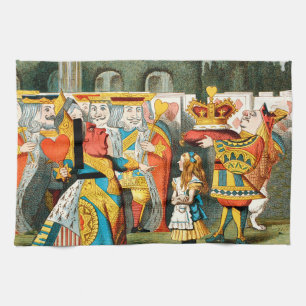 Alice Avonturen Wonderland Hartenkoningin Theedoek