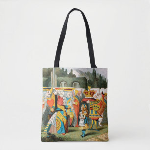 Alice Avonturen Wonderland Hartenkoningin Tote Bag