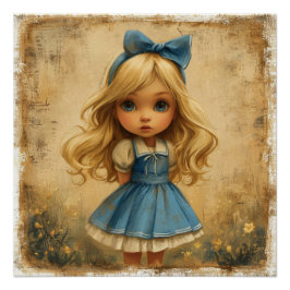 Alice' Avontuur in een Wervelwind: Wonderland Wisp Perfect Poster