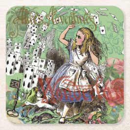 alice avontuur kaarten wonderland hoedenmaker koni kartonnen onderzetters