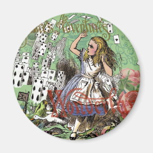 alice avontuur kaarten wonderland hoedenmaker koni magneet