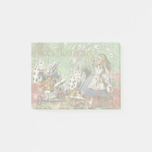 alice avontuur kaarten wonderland hoedenmaker koni post-it® notes