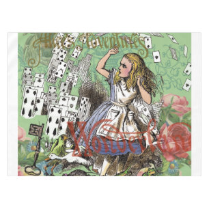 alice avontuur kaarten wonderland hoedenmaker koni tafelkleed