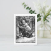 Alice B. Woodward: Megatherium art briefkaart (Staand voorkant)