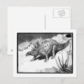 Alice B. Woodward: Polacanthus art briefkaart (Voorkant / Achterkant)