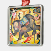 Alice Bailly - Het olifant, mooi kunstschilderij, Metalen Ornament (Links)