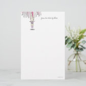 Alice - Ballerina Nummer 1 - Stationery Briefpapier (Staand voorkant)