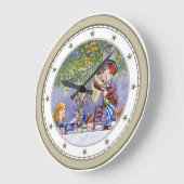 Alice bij de Tea Party van de Mad Hatter Grote Klok (Hoek)