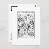 Alice bij de Verhaal-Telling Partij Briefkaart (Voorkant / Achterkant)