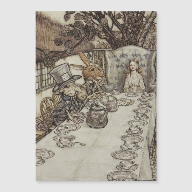 Alice Birthday Unverjaardagskonijn Hatter Party (Voorkant)