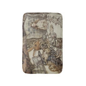 Alice Birthday Unverjaardagskonijn Hatter Party Badmat (Voorkant Verticaal)